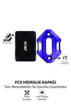 Honda Pcx Uyumlu Hidrolik Kapağı 2020-2026 Cnc Mavi