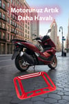 Honda Pcx Uyumlu Kadran Çerçevesi 2025-2026 Cnc Kırmızı1