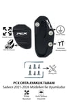 Honda Pcx Uyumlu Kaz Ayağı Koruyucu Seti 2021-2026 Cnc Siyah