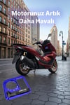 Honda Pcx Uyumlu Kontak Çerçevesi 2021-2026 Cnc Mavi