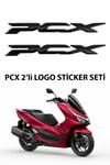 Honda Pcx Uyumlu Logo Sticker 2021-2026 Siyah