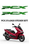 Honda Pcx Uyumlu Logo Sticker 2021-2026 Yeşil