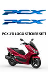 Honda Pcx Uyumlu Logo Sticker 2021-2026 Mavi