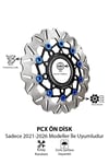 Honda Pcx Uyumlu Ön Disk 2021-2026 Cnc Mavi1