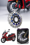 Honda Pcx Uyumlu Ön Disk 2021-2026 Cnc Mavi1