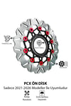 Honda Pcx Uyumlu Ön Disk 2021-2026 Cnc Kırmızı1