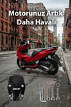 Honda Pcx Uyumlu Orta Ayak Koruyucu 2021-2026 Cnc Siyah