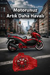 Honda Pcx Uyumlu Pervaneli Radyatör Koruması 2021-2026 Cnc Kırmızı