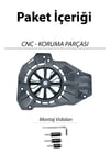 Honda Pcx Uyumlu Pervaneli Radyatör Koruması 2021-2026 Cnc Kırmızı