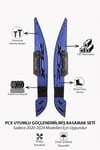Honda Pcx Uyumlu Premium Basamak Seti 2021-2024 Cnc Mavi