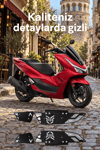 Honda Pcx Uyumlu Premium Basamak Seti V2 2025-2026 Cnc Siyah