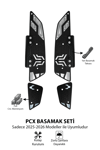 Honda Pcx Uyumlu Premium Basamak Seti V2 2025-2026 Cnc Siyah
