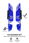 Honda Pcx Uyumlu Premium Basamak Seti V2 2025-2026 Cnc Mavi