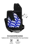 Honda Pcx Uyumlu Radyatör Koruma Kapağı 2021-2026 Karbon-Mavi Desen