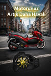 Honda Pcx Uyumlu Renkli Pervaneli Radyatör Koruması 2021-2026 Cnc Gold