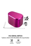 Honda Pcx Uyumlu Sinyal Switch 2020-2026 Cnc Pembe