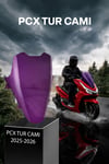 Honda Pcx Uyumlu Spor Tur Camı Mor