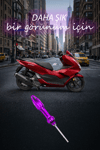 Honda Pcx Uyumlu Yağ Çubuğu 2020-2026 Cnc Mor