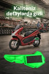 Honda Pcx Uyumlu Yıkanabilir Hava Filtresi 2020-2026 Silikon Yeşil