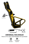 Honda Pcx ve Yamaha Nmax Uyumlu Yan Ayaklık Cnc Gold
