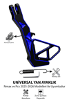 Honda Pcx ve Yamaha Nmax Uyumlu Yan Ayaklık Cnc Mavi