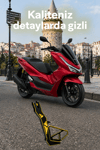 Honda Pcx ve Yamaha Nmax Uyumlu Yan Ayaklık Cnc Gold
