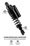 PCX ve XMAX Uyumlu 350 mm Rezervuarlı Arka Amortisör Takımı Siyah