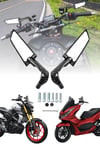 Universal Katlanabilir H2 Mini Motosiklet Aynası | Döküm Kasa Karbon