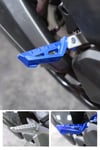 Universal Motosiklet Artçı Ayak 130mm Cnc Mavi