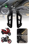 Universal Motosiklet Artçı Ayaklık 130mm Cnc Siyah