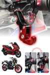 Universal Motosiklet Askı Aparatı Ayak 115mm Cnc Kırmızı