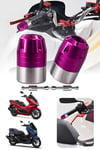 Universal Motosiklet Gidon Denge Topuzu Sıkıştırma Cnc Mor