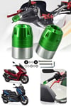 Universal Motosiklet Gidon Denge Topuzu Vidalı Cnc Yeşil