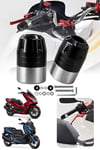 Universal Motosiklet Gidon Denge Topuzu Vidalı Cnc Siyah