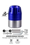 Universal Motosiklet Gidon Denge Topuzu Vidalı Cnc Mavi
