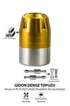 Universal Motosiklet Gidon Denge Topuzu Sıkıştırma Cnc Gold