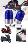 Universal Motosiklet Gidon Denge Topuzu Vidalı Cnc Mavi