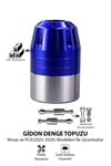 Universal Motosiklet Gidon Denge Topuzu Sıkıştırma Cnc Mavi