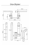 Universal Motosiklet Gidon Seti 22 mm Boru Çaplı Ayarlanabilir Cnc Yeşil