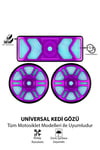 Universal Motosiklet Kedi Gözü Reflektör Seti Cnc Mor