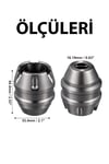 Universal Motosiklet Mil Koruma Takozu Cnc Titanyum