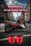 Universal Motosiklet Mil Koruma Takozu Cnc Kırmızı