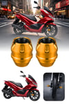 Universal Motosiklet Mil Koruma Takozu Cnc Gold
