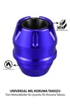 Universal Motosiklet Mil Koruma Takozu Cnc Mavi