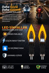 Universal Sinyal Ledi Çift Renk Led Vidalı | Tüm Motosikletler İle Uyumlu