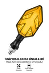 Universal Sinyal Ledi Çift Renk Ok Kasa Vidalı | Tüm Motosikletler İle Uyumlu