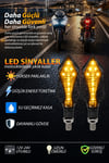 Universal Sinyal Ledi Kanat Kasa Vidalı | Tüm Motosikletler İle Uyumlu