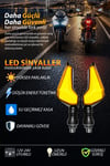 Universal Sinyal Ledi Ok Kasa Tek Renk Vidalı | Tüm Motosikletler İle Uyumlu
