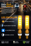 Universal Sinyal Ledi Süper Led Tek Renk Cnc Kasa | Tüm Motosikletler İle Uyumlu