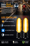 Universal Sinyal Ledi Tek Renk Vidalı | Tüm Motosikletler İle Uyumlu